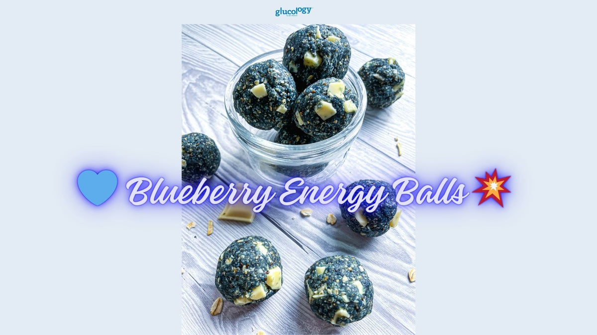Blue energy ball Recipe | Glucology | Diabetic Friendly Recipes – Glucology Store
