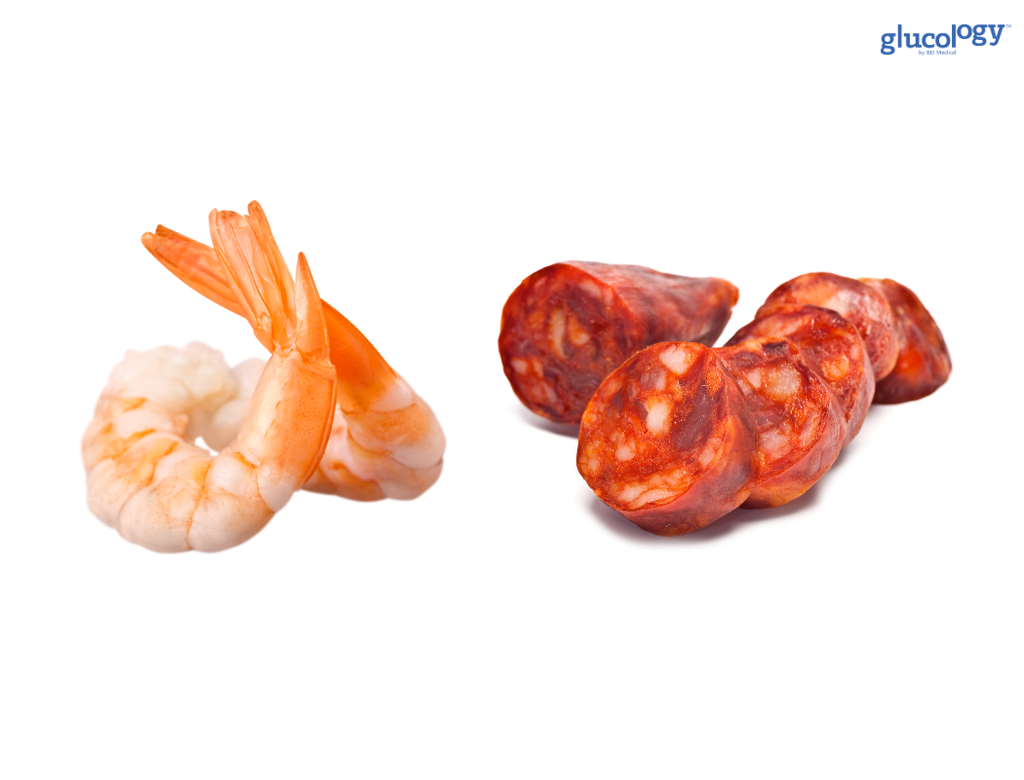 Diabetes-Friendly Christmas Entertaining: Prawn and Chorizo Skewers