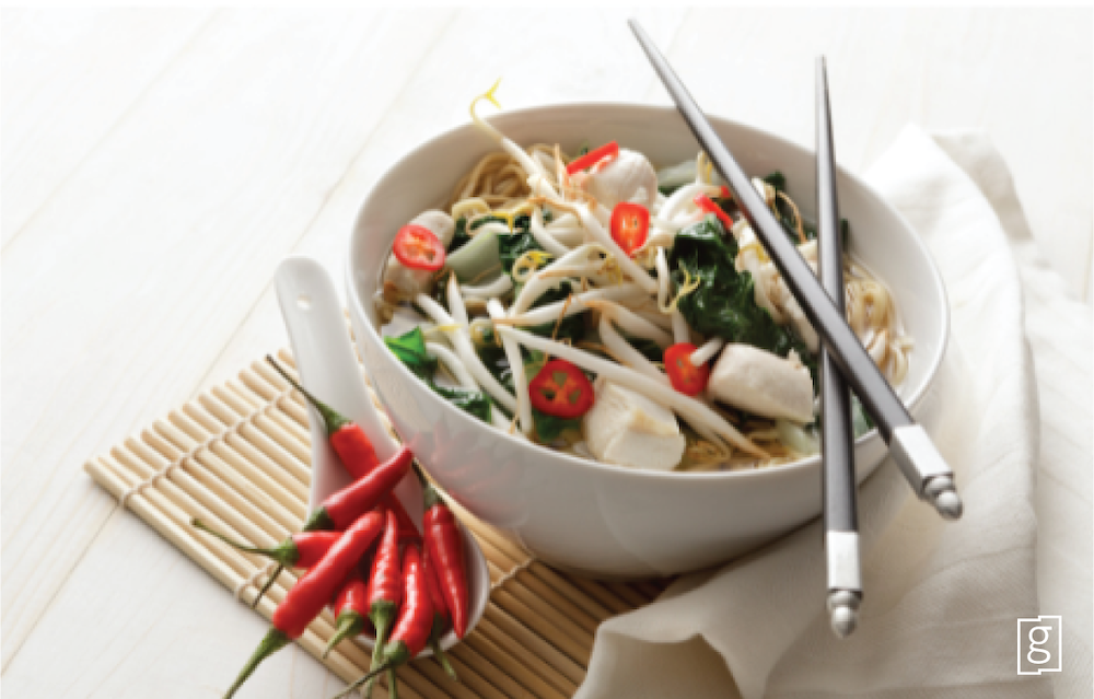 Asian Chicken Noodle soup