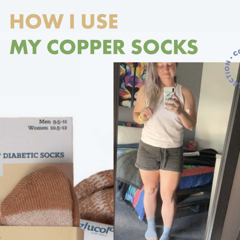 DIABETES COPPER SOCKS: TRYING THEM OUT & WHAT TO EXPECT WITH ANDI
