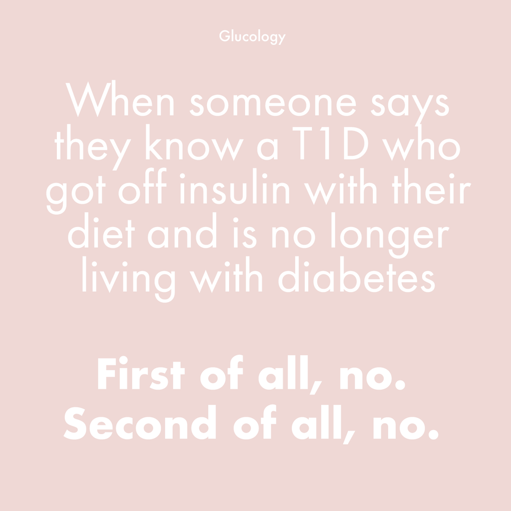 YOU CAN GET OFF INSULIN WITH YOUR DIET?