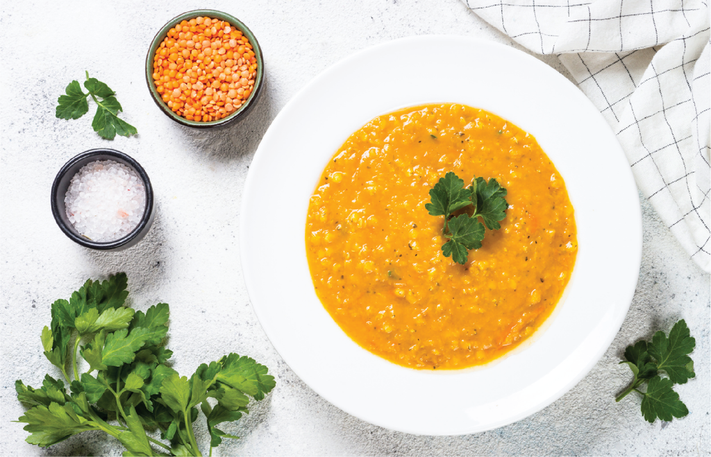 Red Lentil and Tomato Soup