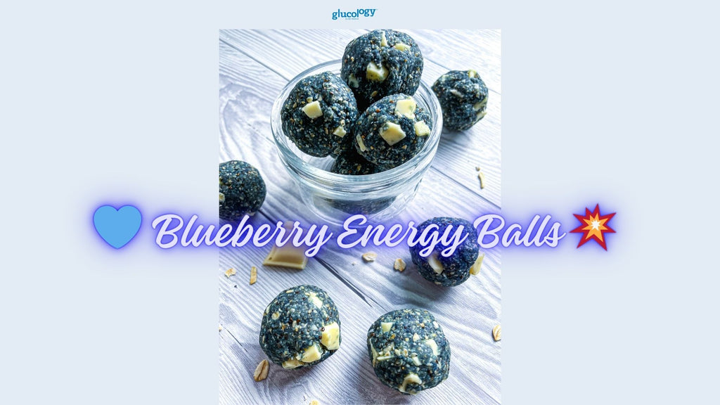 BLUE ENERGY BALL RECIPE | Diabetic Friendly Desserts 