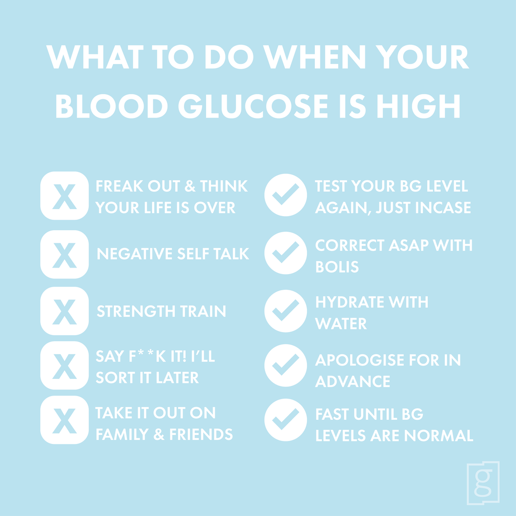 What to Do When Your Blood Glucose is High