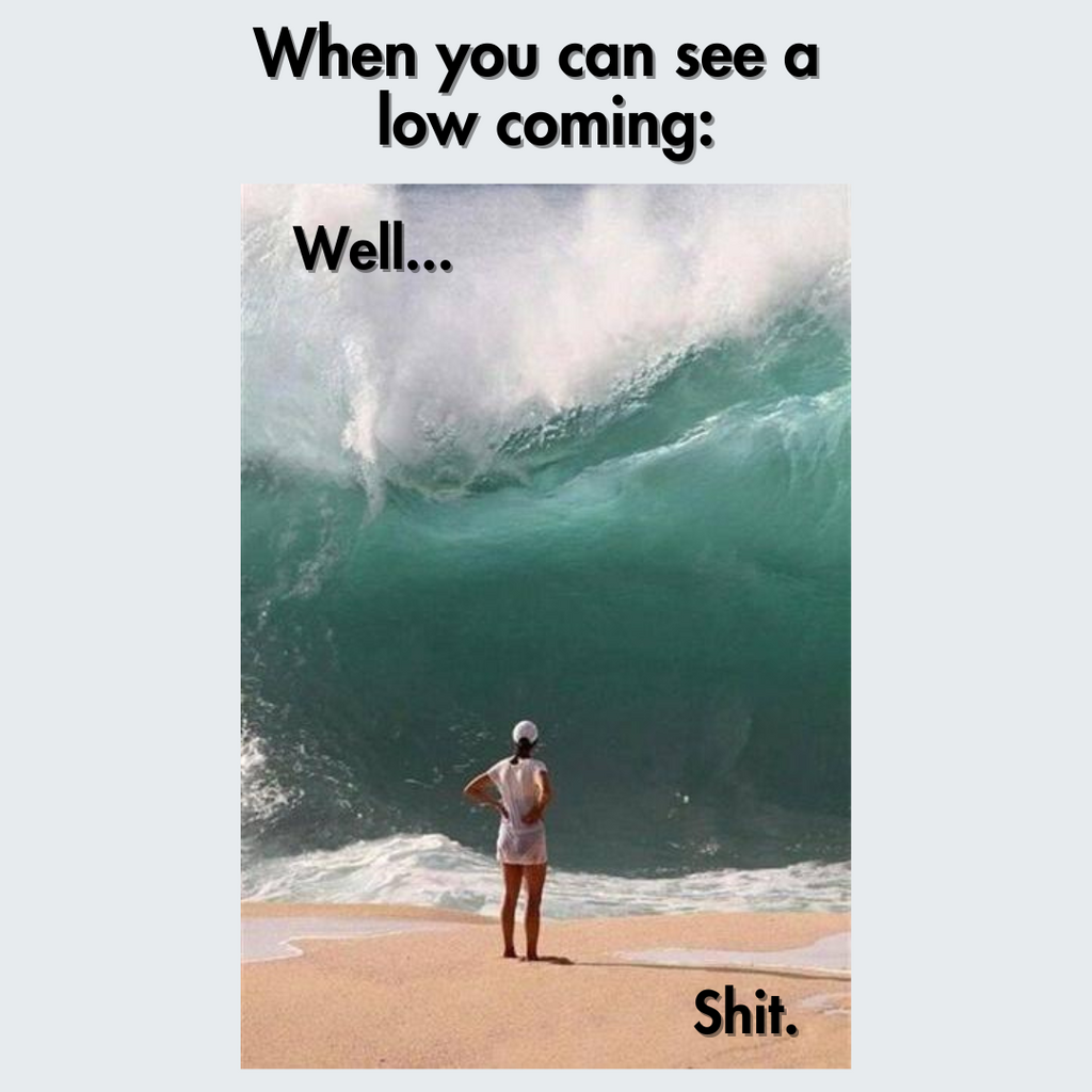 When you can see it coming
