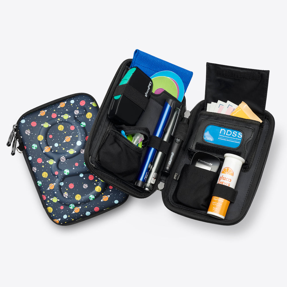 Glucology Diabetes Travel Case | Blocks