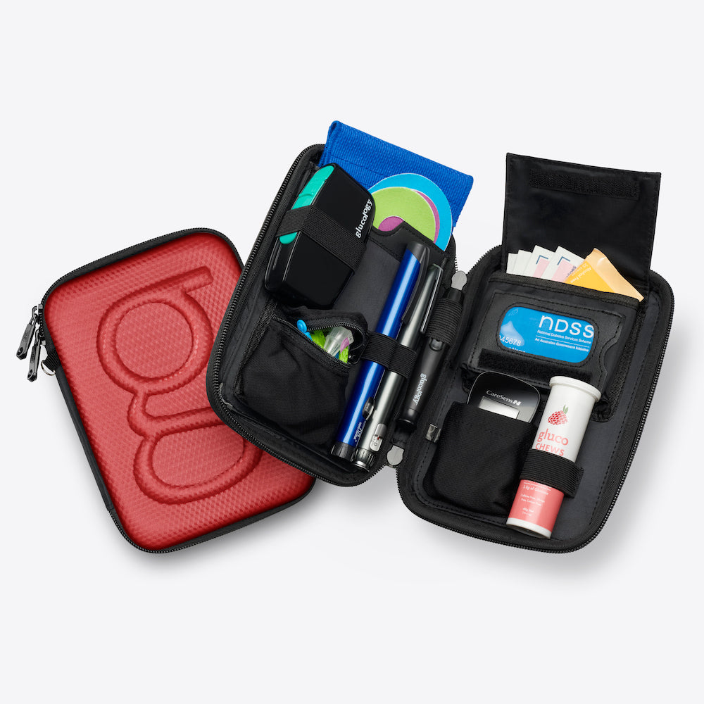 Compact Diabetes Case and Travel Bag