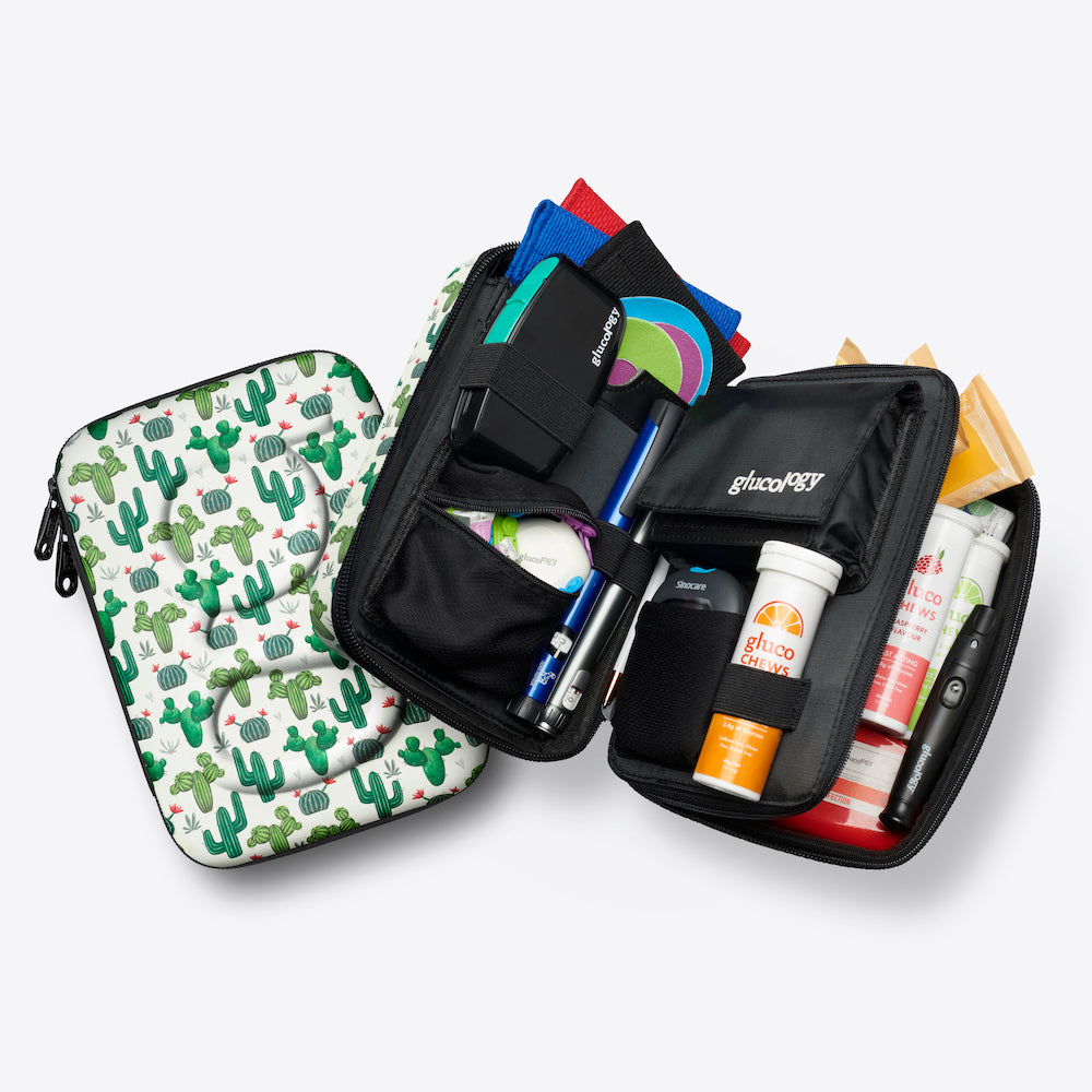 Glucology Diabetes Travel Case | Classic Patterned