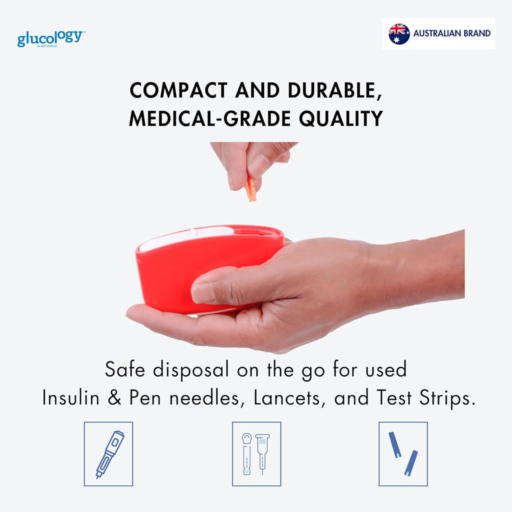 how to dispose of glp 1 pens Portable Insulin Pen Needle Container – Safe, Compact Sharps Disposal –  Glucology Store