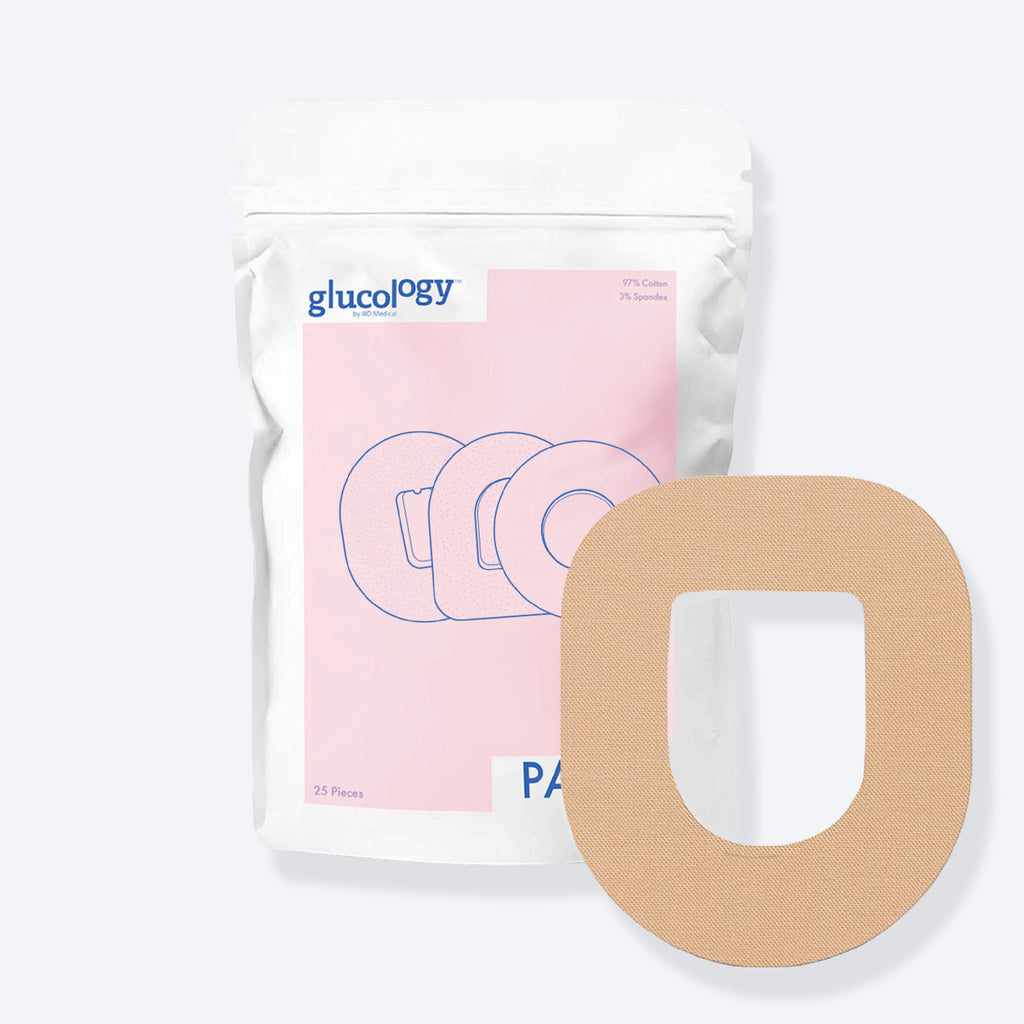 Patterned Glucology CGM Patches | Flowers