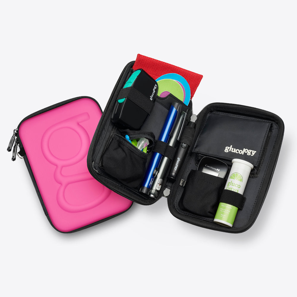 Glucology Diabetes Travel Case Plus | Pink